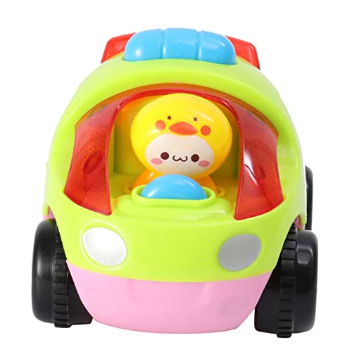 DIKACA Coche de inercia educativa Coche de Acrobacias Juguetes Volante de Juguete para Juguete Educativo para Coche de inercia para Coche de Juguete de inercia Green