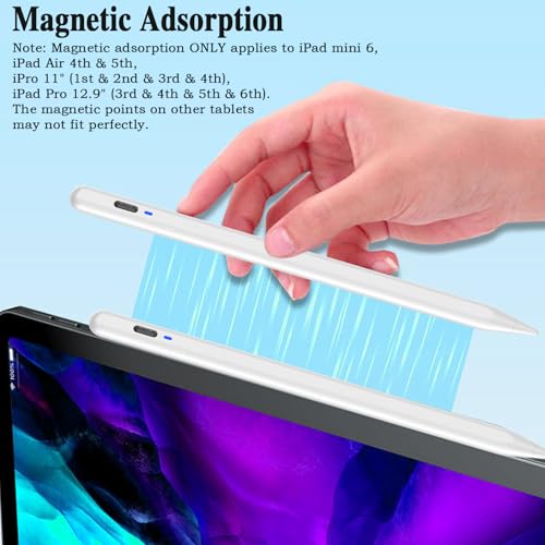 Image of Stylus Pen for Touchscreen for iOS /Android, iPhone Stylus Pen Fine Tip, High-Precision Tablet Pencil for Android /Samsung /Mi /Huawei /Vivo /Lenovo and Other Android Smartphone and Tablet-White