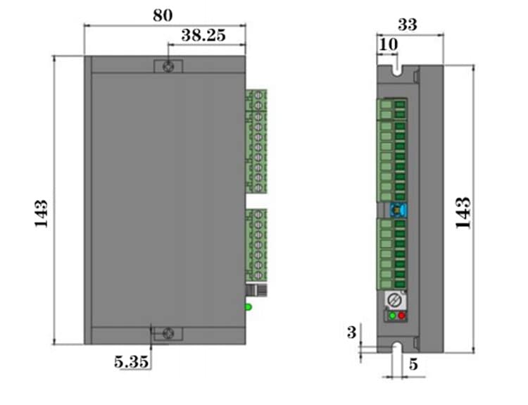 48V Brushless DC Motor Driver QW-BLD-300 BLDC Motor Controller for BLDC 60/86 Flange Motor