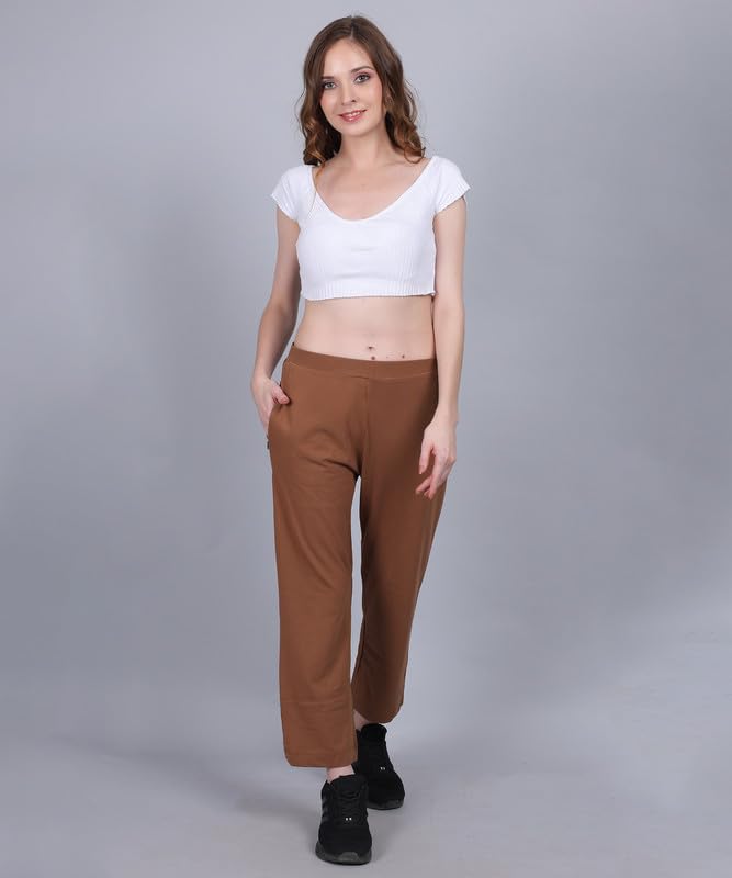 Image of Women's Cotton Light Weight Comfortable, Stretchable, Breathable & Soft Pant Style Jeggings