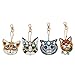 5D DIY Key Chains Diamond Painting Paint by Numbers Kits Full Drill Special Shape Diamond Painting Pendant for Art Craft Key Ring Phone Charm Bag Decor(9 Pack) ¡­
