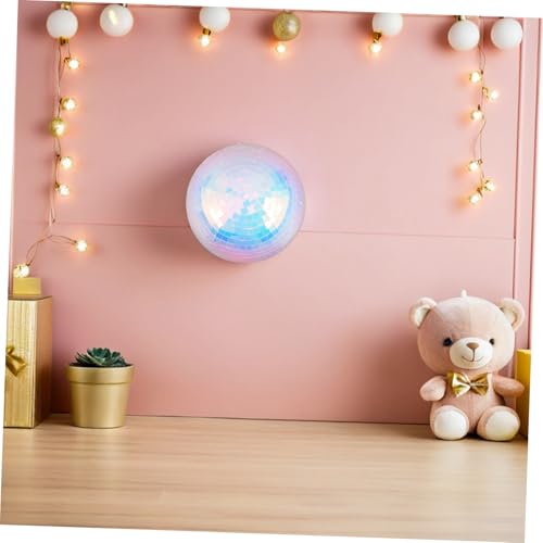 Pack de media bola espejada reflectante para decoración de fiestas, festivales y Año Nuevo, hecha de espuma y plástico, con instalación fácil miniatura 6