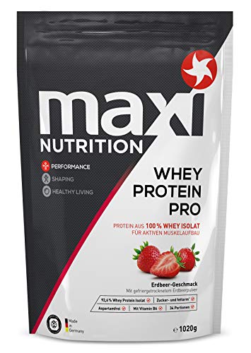 Preisvergleich Produktbild MaxiNutrition Whey Protein Isolate - Erdbeere, 1 x 1020 g
