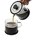 FORLIFE Cafe Style Glass Coffee/Tea Press, 16-Ounce, Black