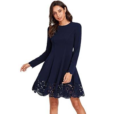 amazon prime navy blue dress