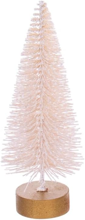 Vickerman 8"-10"-12" Cream Sisal Bottle Brush Tree Set, Set of 3