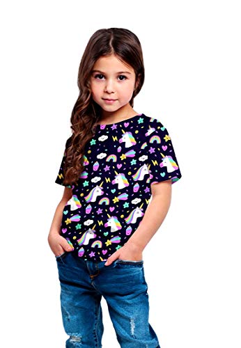 Camiseta Infantil Menina Unicórnio