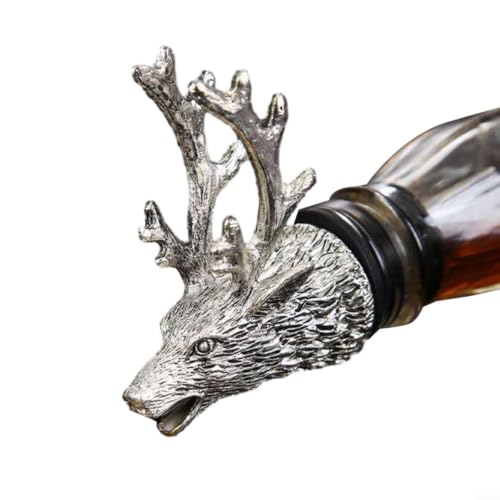 Zeroupshop Vertedor de Vino con Tapón Metal para dorado Zeroupshop