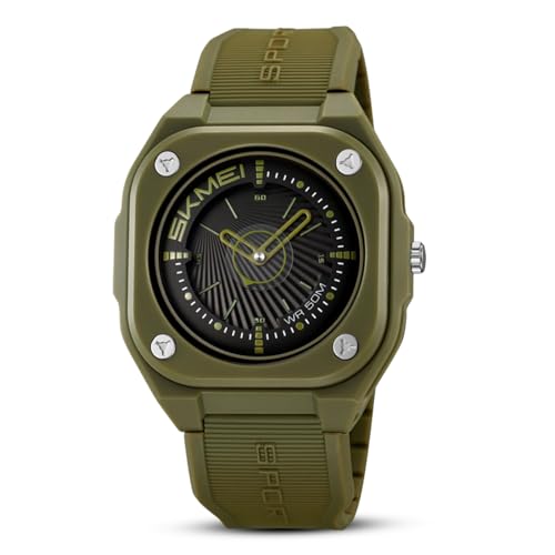 SKMEI Men’s Quartz Watch – Stylish & Durable Sports Watch, 30M Water-Resistant, Silicone Band, Casual & Outdoor Wristwatch – 2329