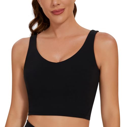 Soutien-Gorge de Sport Long de Yoga - Crop Top Athleisure pour le Studio
