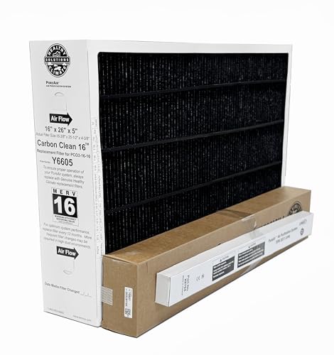 Lennox Y6612 Healthy Climate 612988-02, PureAir Air Purifier Maintenance Kit for PCO3-16-16, 16 x 26 x 5 Inch MERV 16 Filter, UVA Lamp & Cartridge