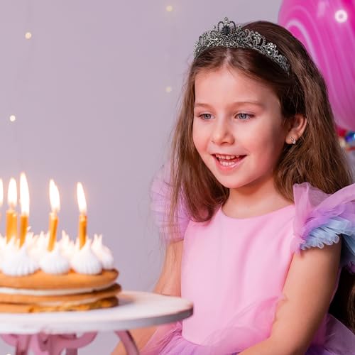Princess Crown for Women, Crystal Queen Tiaras for Girls Bridal Hair Accessories Gifts for Birthday Wedding Prom, Bridal Party, Pageant, Halloween Christmas Costume