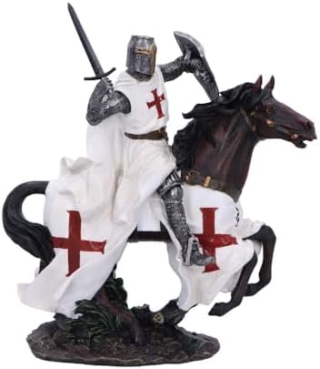 Nemesis Now Medieval Templar Knight Figurine Hand Painted Resin R...