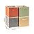 DOMEraax Storage Cube Organizer Bin 13" x 15" x 13" Large Boxes Fabric Basket with Handles for Organizing Shelves Closet Clothes 4 Color Set A