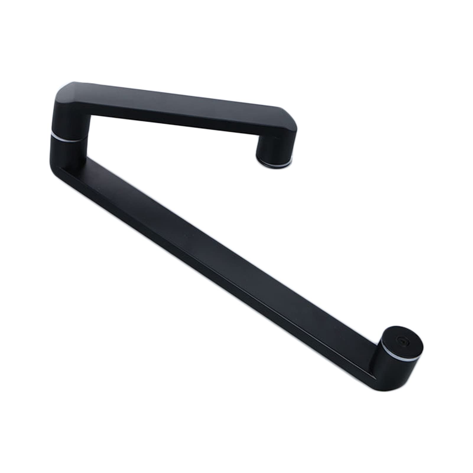 Poignée de porte de douche double face inox avec barre d'appui de 225mm+425mm