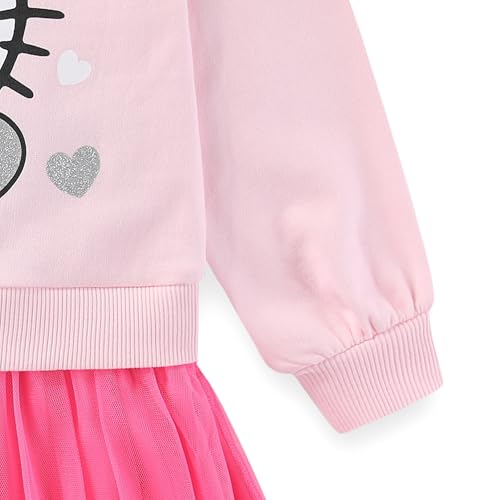 Hello Kitty Sanrio Girls Long Sleeve Tulle Dress for Little Kids to Big Kids4