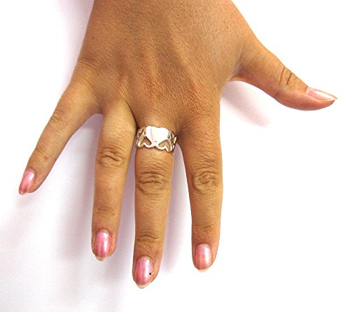 Bague en argent massif 925 coeurs : l'éclat du bijou d'exception