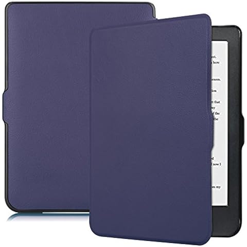 Kepuch Custer Case for Kobo Clara HD, PU-Leather Case Cover for Kobo Clara HD - Blue Cover