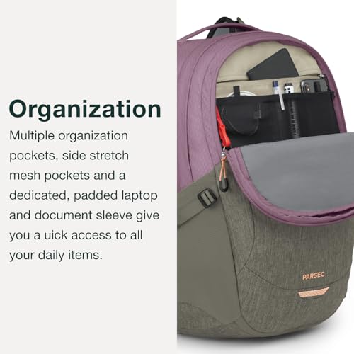 Osprey Parsec 26L Laptop Backpack, Pashmina/Tan Concrete4