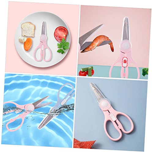 Toddmomy Tesoura De Suplemento Alimentar Infantil 5 Peças Ferramentas Para Crianças Ferramentas Para