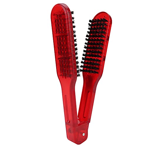 BRRNOO Peine alisador para peinar, cepillo alisador, herramienta para peinar con estática para un estilo sin esfuerzo (Rojo) miniatura 2