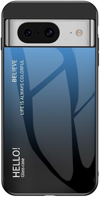 Compatible with Asus ROG Phone 7 5G Case,3-layer combination PC Glass back panel+TPU Silicone Anti-drop Phone Case Cover LB