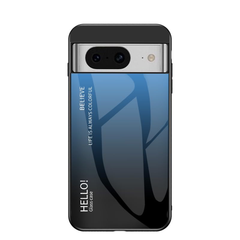 Rfvzubemok Compatible with Samsung Galaxy J1 2016 J120 Case,3-Layer Combination (PC Glass Back Panel+TPU Silicone) Anti-Drop Phone Case Cover LB