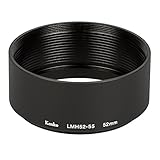 Kenko レンズフード レンズメタルフード LMH52-55 BK 52mm アルミ製 連結可能 792032