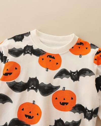 Image of Hongshilian Unisex Kids Cute Cartoon Cotton Sweater Shirt