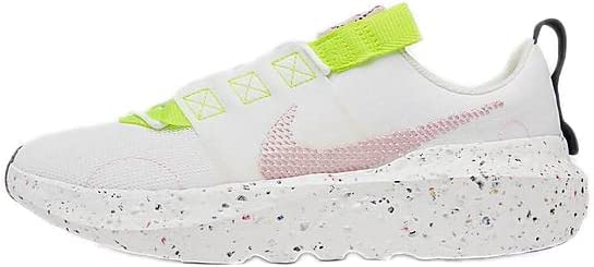 Nike Women's Crater Impact Running Shoe (White/Pink Glaze/Volt, us_Footwear_Size_System, Adult, Women, Numeric, Medium, Numeric_7)