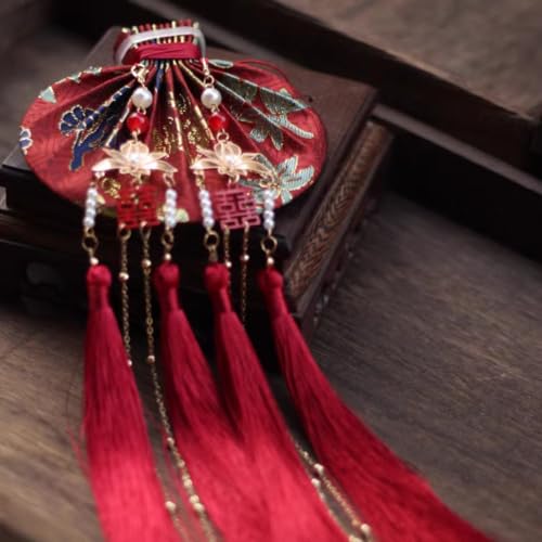 Bolsa Roja Chino Tradicional Hecha a Mano miniatura 2