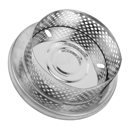 Toyvian Edelstahl Tauchpumpen Siebfilter Wasserpumpen Filterkorb Pool Teich Rohrleitungssieb Wiederverwendbar Feinmaschig Robust