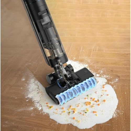 Image of DREAME H12 Dual Smart Wet Dry Upright Vacuum, Floor Cleaner Mop Combo 4-in-1 Cordless Stick Vacuum for Multi-Surface, One-Step Self Cleaning with Hot Air Drying, 2 Year Warranty