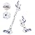 APOSEN Cordless Vacuum Cleaner, Powerful Suction Stick Vacuum Cleaner 4 in 1 with Rechargeable Battery and 1.2L Large Dust Container, Vacuum for Hard Wood Tile Floor Low Carpet Pet Hair
