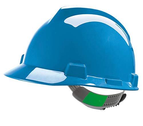 MSA V-Gard Hard Hat Safety Helmet 6 Colours MSAGV Colour=Blue