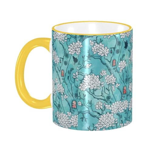 d̖؂̉ }OJbv R[q[Jbv Yellow  HJbv eB[Jbv ϔM}O ۉ ϗ  傫 ~NRbv 330ml G ƒp vg蕨