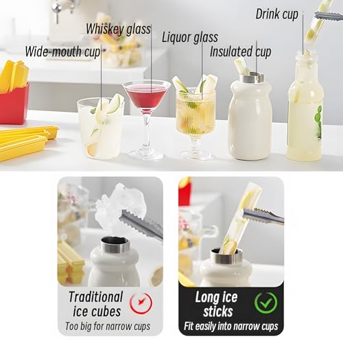 Molde de hielo de silicona en forma de papas fritas miniatura 5