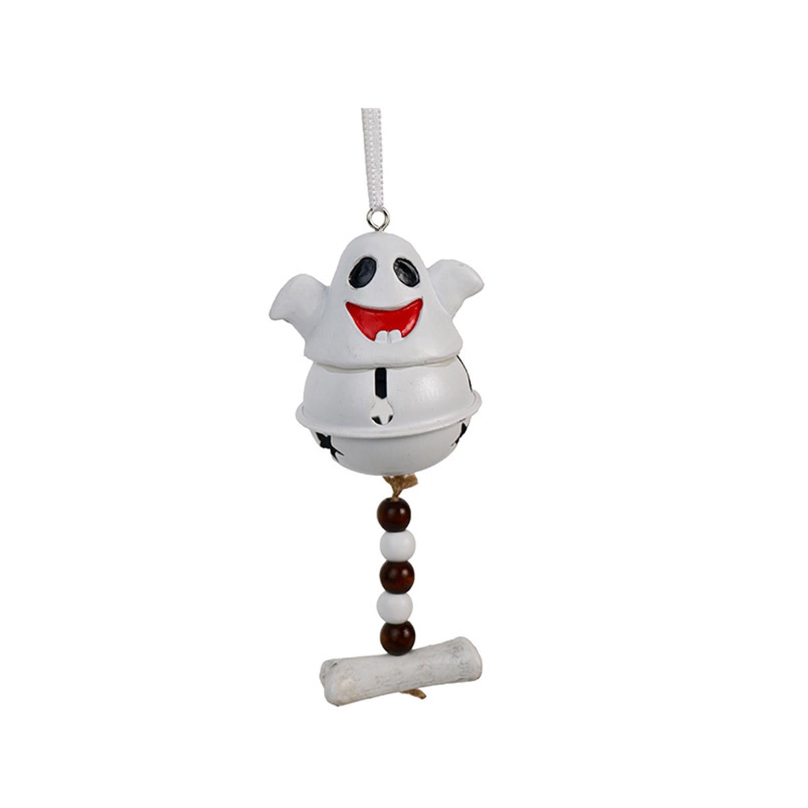 Tsophreniq Resin Ghostly Aeolian Bells Ornament Ghostly Bells Hanging Decorations for Indoor and Outdoor Halloween Party Decoration Halloween Decorations