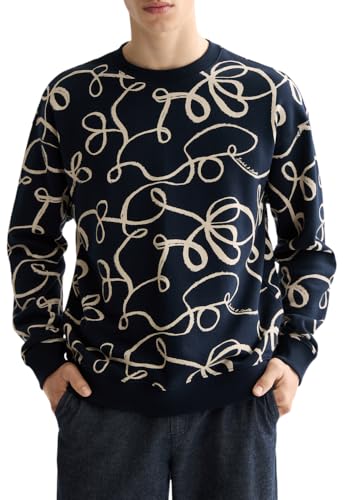 Sweatshirt Scotch & Soda Motif Imprimé All Over Style Unique