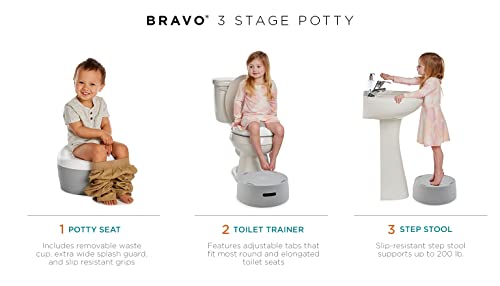 Contours ZN002-GRY2 Bravo 3-Stage Potty Training System thumb #6