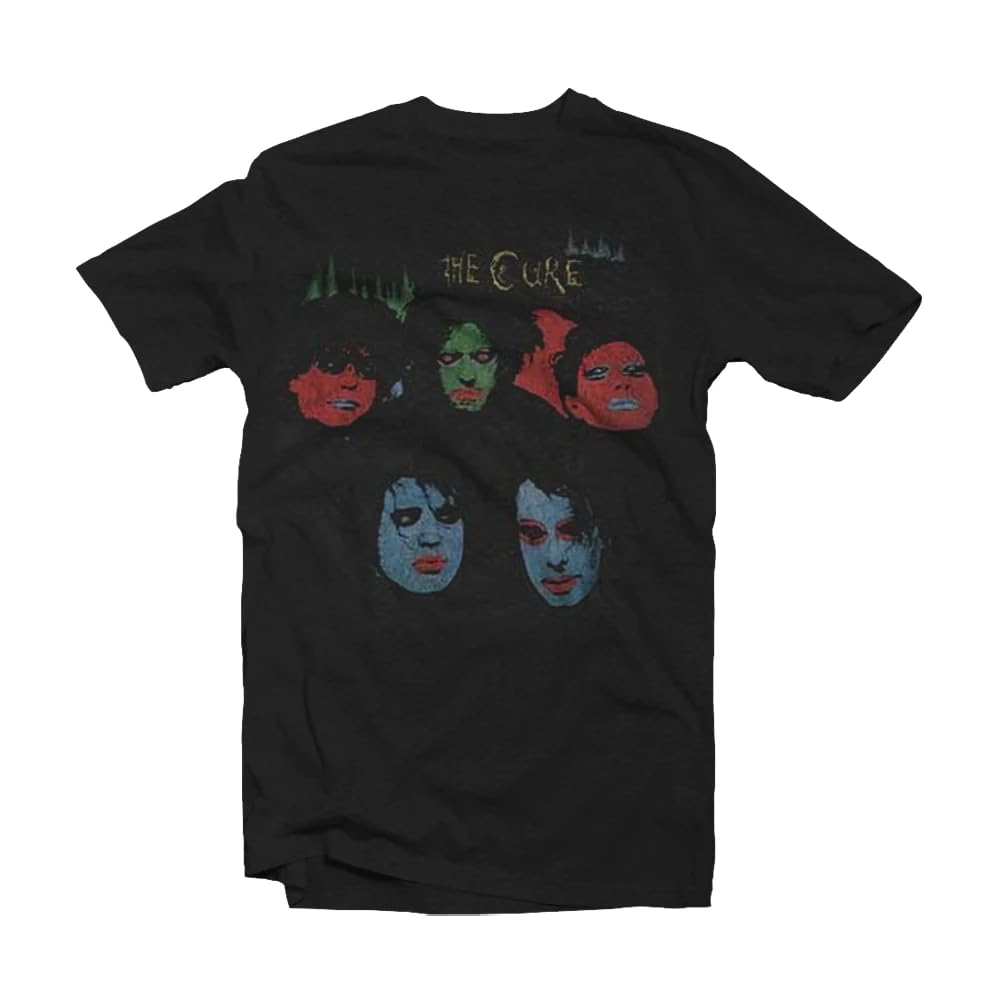 The Cure T Shirt - Inbetween Days 100% Official with Backprint-XL Black