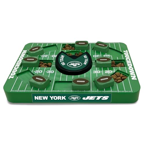 Image of Pets First NFL New York Giants Large Puzzle Toy for Dogs, Slow Feeder Board for Pets, New Bigger Size, Interactive Doggie Treat Toy