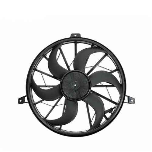 Neerttily Engine Radiator Cooling Fan Motor Assembly for Jeep for Grand Cherokee 4.7L 1999-2000 & 4.0L 1999-2003 for Liberty 3.7L 2002-2003 1ARFA00012 HVA02015