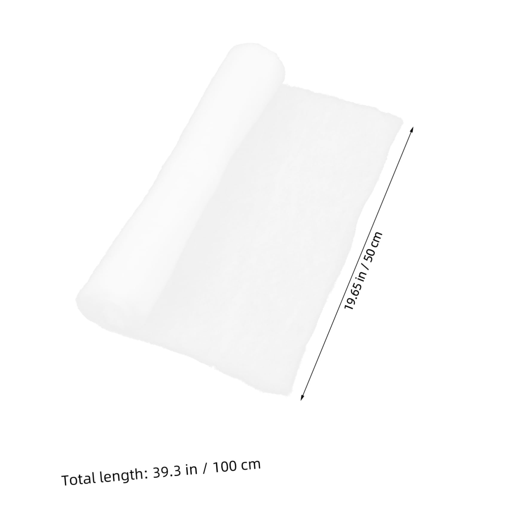 TOYANDONA 2pcs Artificial Snowflake Cotton Christmas Decor Winter Rug for Holiday Fake Blanket for Craft Winter Village Display