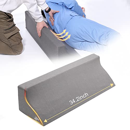 Fanwer 34In Wedge Pillow For Sleeping,Bed Wedge Pillows For After Surgery Body Positioners, Triangle Foam Wedge Pillow For Side Sleeping, For Pregnancy cover