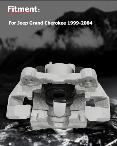 Image of cciyu Rear Left Brake Caliper Assembly w /Bracket 18B4818 1999 2000 2001 2002 2003 2004 For Jeep For Grand Cherokee