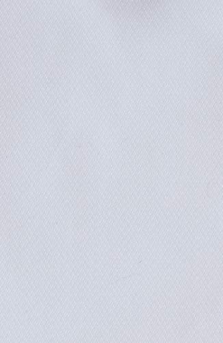 AZAR White Tuxedo Herringbone Textured French Cuff Dress Shirt with Black & Silver Studs/Cufflink3