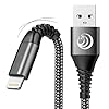 Câble iPhone Chargeur iPhone [Certifié Apple MFi] Cable Chargeur Lightning Nylon Tressé Cordon iPhone Charge Rapide Fil Ultra Solide pour iPhone 14 13 12 11 Pro Max XS XR X 8 7 Plus SE 6,iPad