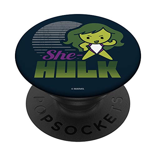 Marvel Hulk She-Hulk Posing Cartoon PopSockets PopGrip: Swappable Grip for Phones & Tablets