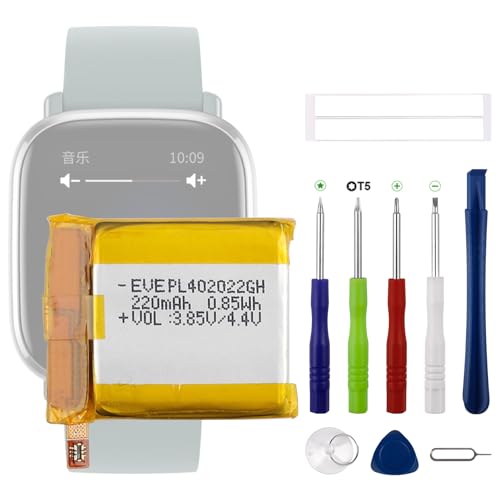 Swark 220 mAh nowa bateria zastępcza PL402022GH kompatybilna z GTS 2 / GTS2 Mini A2010 Smartwatch bateria zamienna z zaktualizowanym zestawem narzędzi naprawczych